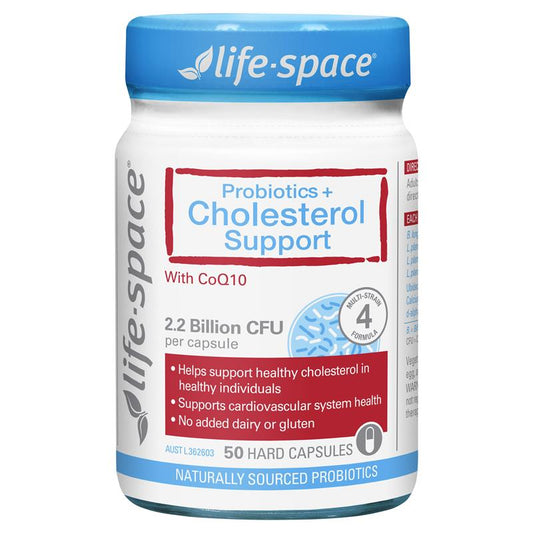 Life-Space Probiotic + Cholesterol Support 50 Capsules