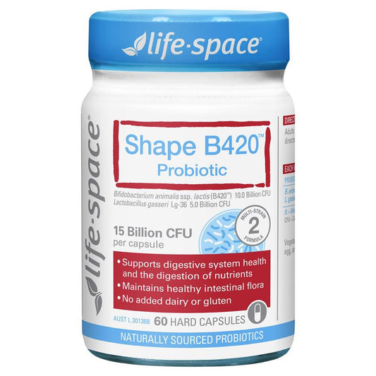 Life-Space Shape B420 Probiotic 60 Capsules